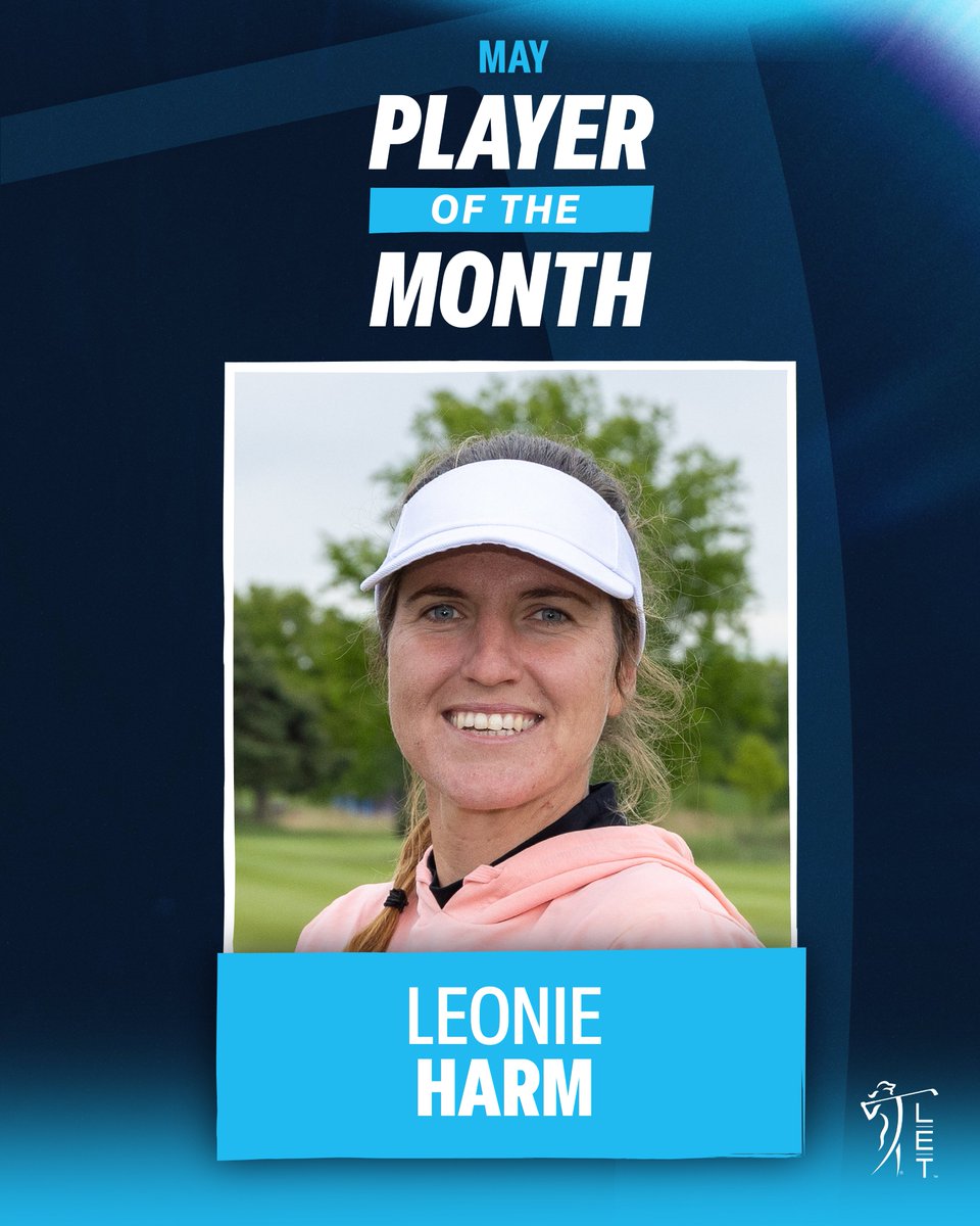 LETgolf's tweet photo. Leonie Harm voted May Player of the Month by the fans 🏅 

#LETPOTM https://t.co/ZL1mb6aZwU