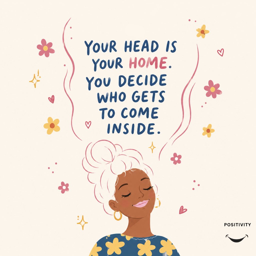 PositivitySaid's tweet photo. Your mind is a sacred space, protect it with care. 🌸

Not every opinion deserves your attention, and not every thought deserves a place to stay. Choose what you allow into your mind, surround yourself with positivity, and make room for thoughts that bring peace, growth, and self-love. Your inner world shapes your outer one. 💖✨