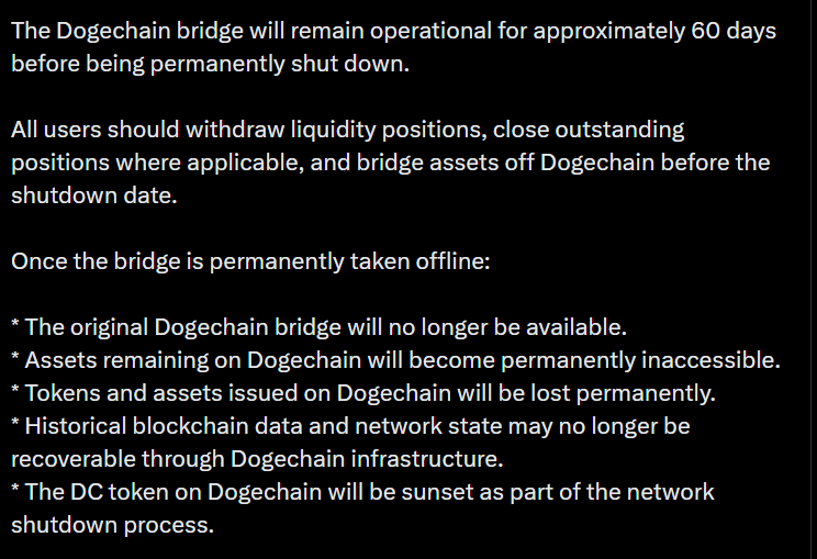 John_Inubook's tweet photo. @DogechainFamily In simpler terms :
We've piggybacked on the good name of doge for the past years but the market conditions makes it very difficult for us to continue extracting liquidity from the doge community. 
So after 4 years of scamming people, we've made enough and are pulling the plug. https://t.co/uIdgWfQJGu