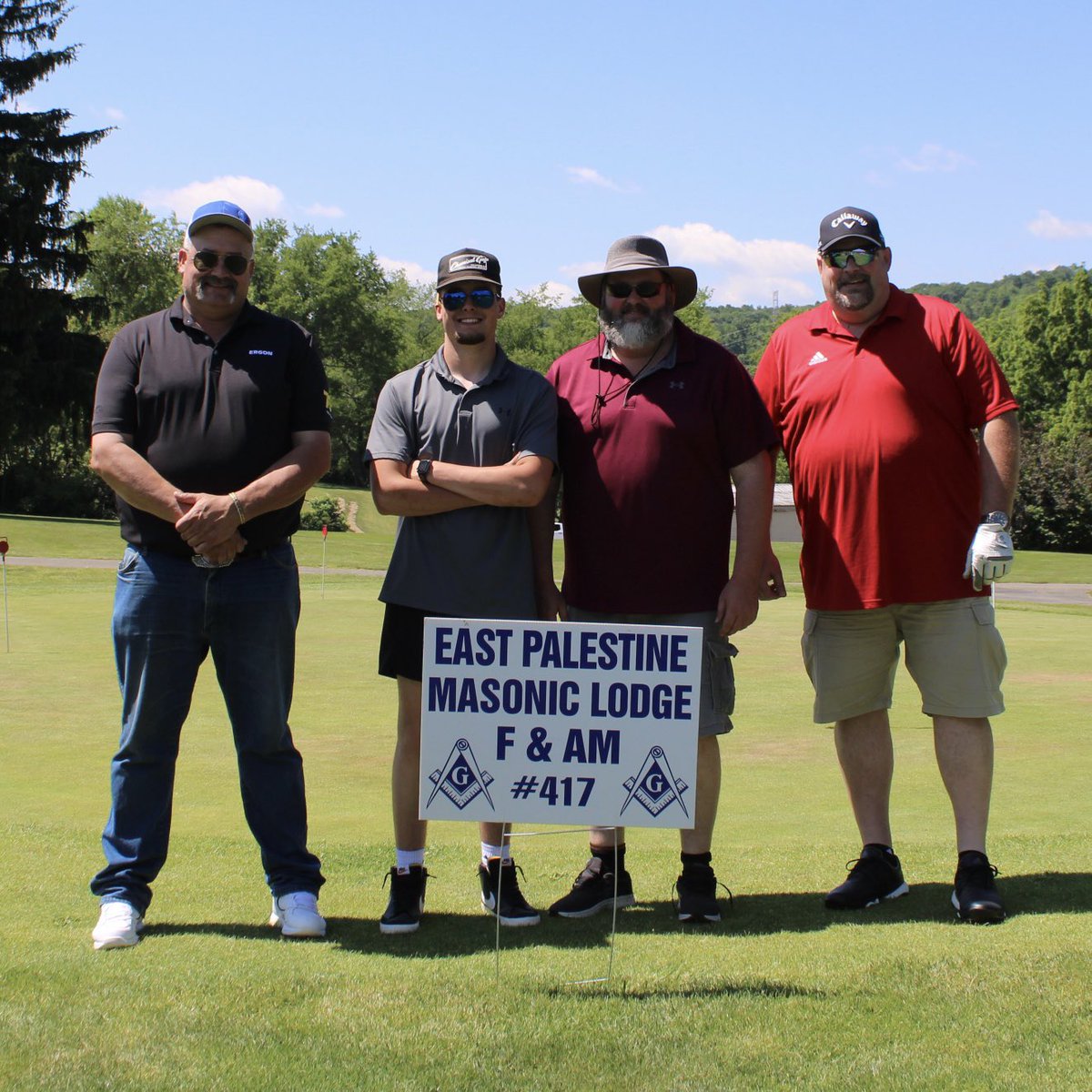EP_417's tweet photo. A big thank you to all of the teams that came out to our 6th annual East Palestine Lodge Golf Outing!! Never a bad day on the course!
#EastPalestine417 #Freemason #Golf #Freemasonry #Brothers https://t.co/Ag4FmeIJHN