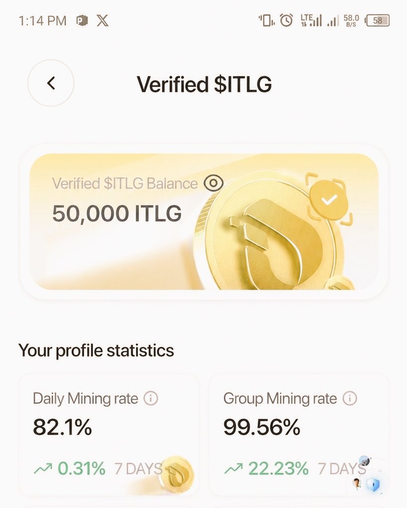 K_Gad806's tweet photo. We will receive Verified ITLG after completing KYC.

Verified ITLG marks progress toward a trusted network. Completing KYC prepares users for the next phase.

Have you completed your KYC, or are you still waiting for approval?
#Interlink #ITLG #ITL https://t.co/VziJcWPsep