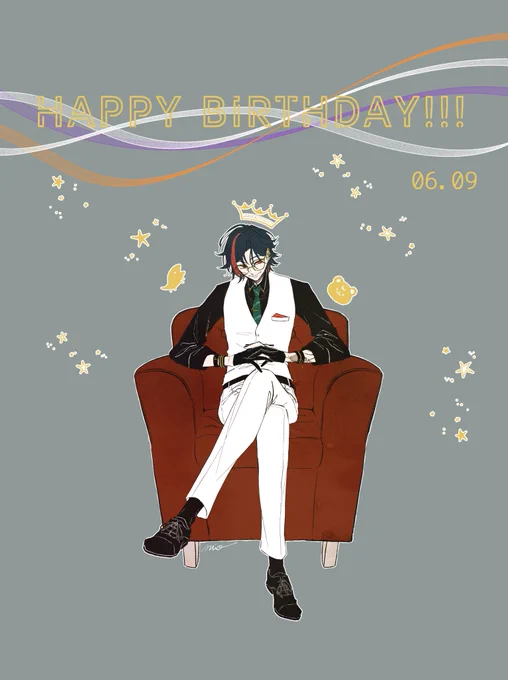 魁星くん、 お誕生日おめでとうございます! これからのご活躍もとーっても楽しみです! #かいせ絵 #魁星誕生日2026