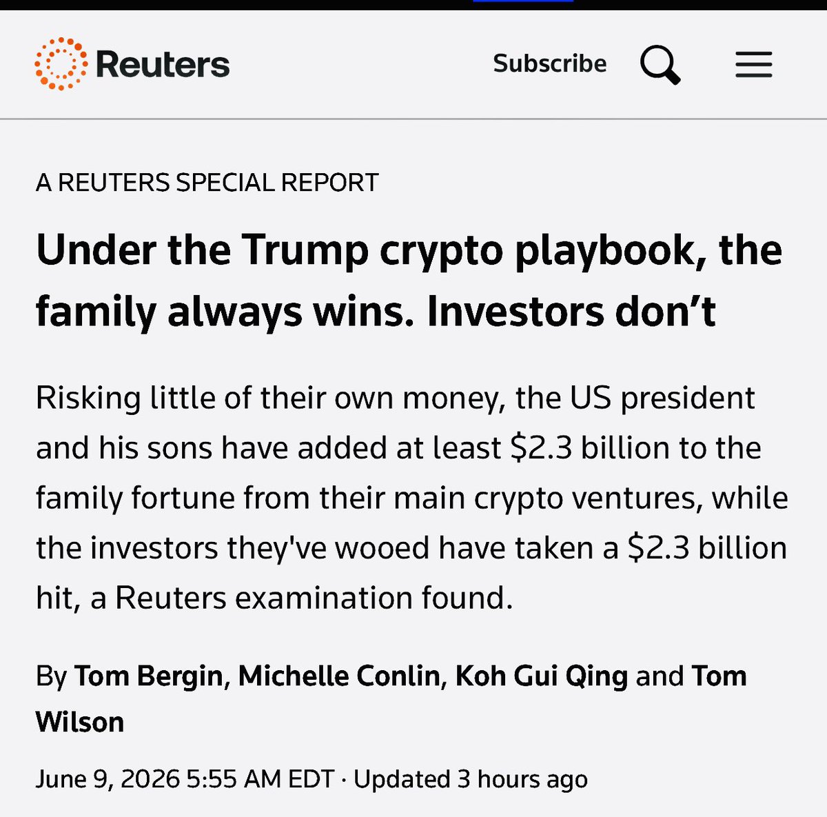 RonFilipkowski's tweet photo. I’m shocked this is the end result of all the hype. https://t.co/WY4loRvcCx