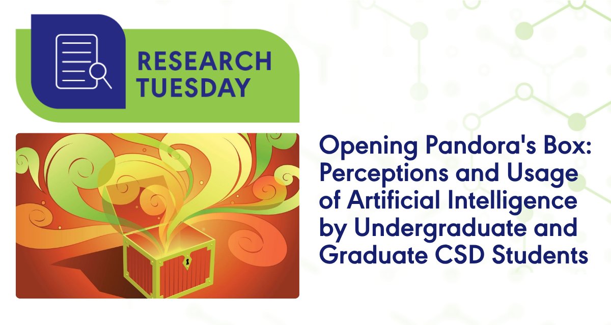 ASHAWeb's tweet photo. #ResearchTuesday: Students in CSD programs are eager to use AI in educational and clinical contexts, but need formal guidance to protect educational rigor and perform to their full potential as future clinicians. 

Read more: https://t.co/DUg1gUGLMf 

@ASHAJournals @CSDisseminate https://t.co/2v8Olq13TW