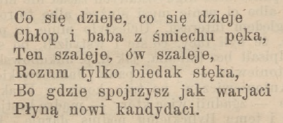 ArthurusScriba's tweet photo. Wszystko już było. Kraków, 1897. Szpetnie pisali w „Djable” o stańczykach. @OMPkrakow https://t.co/wGhxOaswRE