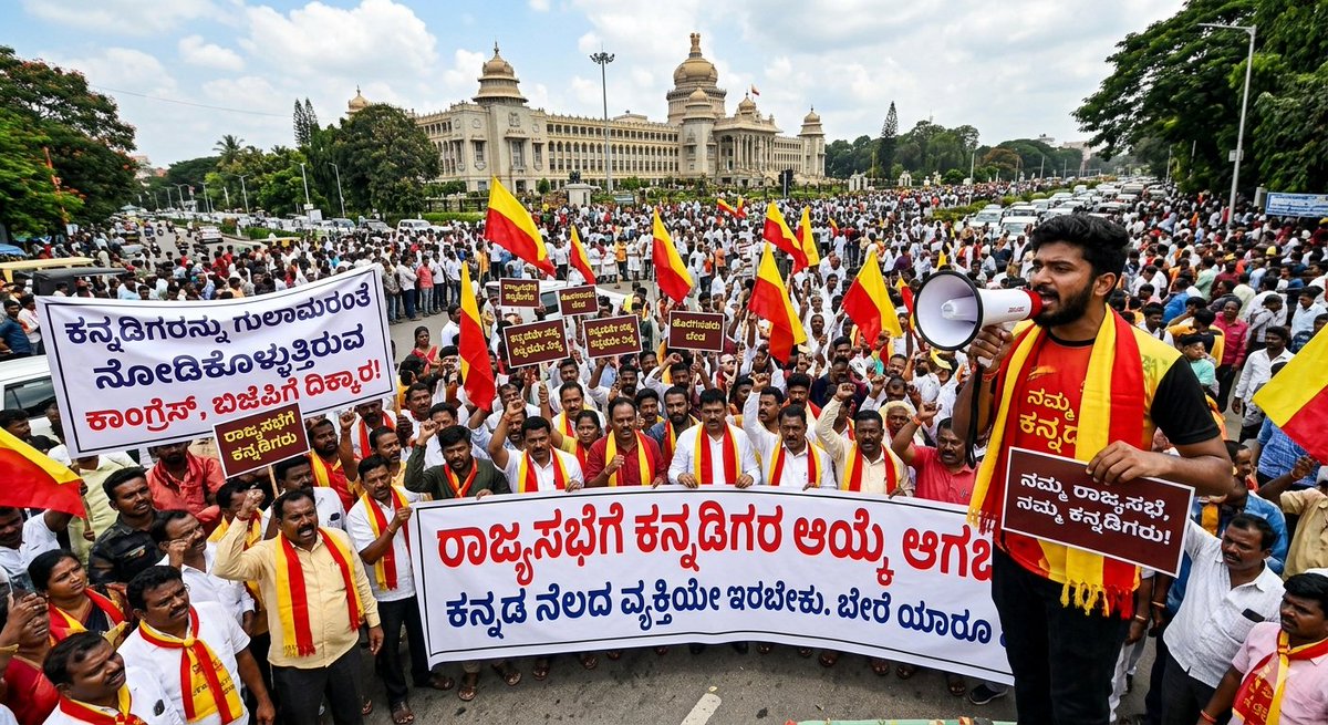 Naandeepumysuru's tweet photo. @INCKarnataka ಕನ್ನಡ ನೆಲದ ವ್ಯಕ್ತಿಯನ್ನು ಆಯ್ಕೆ ಮಾಡದ ನಿಮಗೆ ಧಿಕ್ಕಾರವಿರಲಿ.

@INCIndia
@RahulGandhi
@DKShivakumar @CMofKarnataka @kcvenugopalmp https://t.co/MpfzCKm4RP
