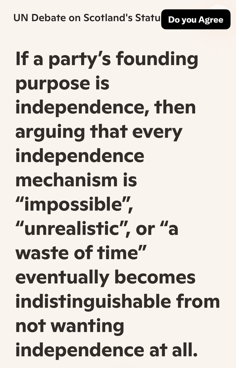 pat11060's tweet photo. Just what does the SNP stand for right now if it rejects all roads to independence? 
☮️🌎🤔🏴󠁧󠁢󠁳󠁣󠁴󠁿🏴󠁧󠁢󠁳󠁣󠁴󠁿 https://t.co/IX4eTocZPV