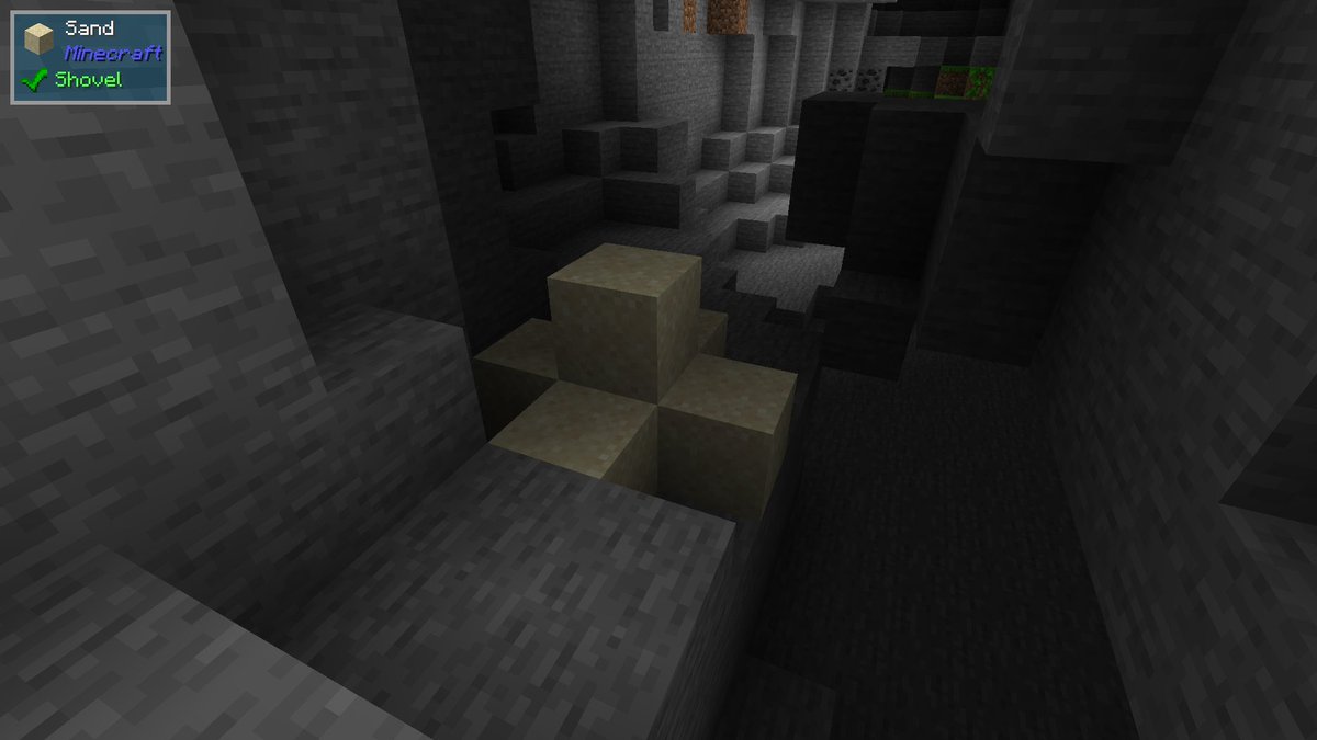 MatchaCraft96's tweet photo. これはジャングルのど真ん中にある洞窟に生成された宝地図チェスト https://t.co/Ir4R5upxVY