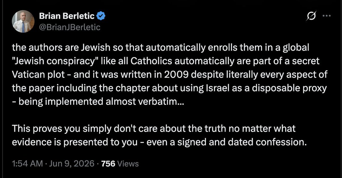 tombelaviv_'s tweet photo. The fact that the Brookings paper Berletic cites constantly "Which Path to Persia" was a product of The Saban Center for Middle East Policy, funded by Jewish Israeli billionaire Haim Saban, is arguably more decisive than the fact that half the authors are Jews. https://t.co/ja3xS0u28o