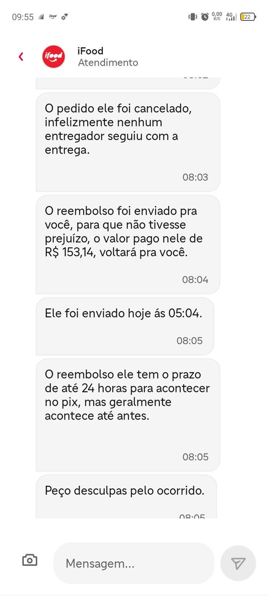 OReiFlaMossoro's tweet photo. @iFood se você não consegue atender seus clientes, se não tem estrutura, não ofereça seus serviços.

Perdi tempo, transtorno ao máximo, briga com minha esposa sem falar que não compro mais a vocês https://t.co/HKaqRr3R1b
