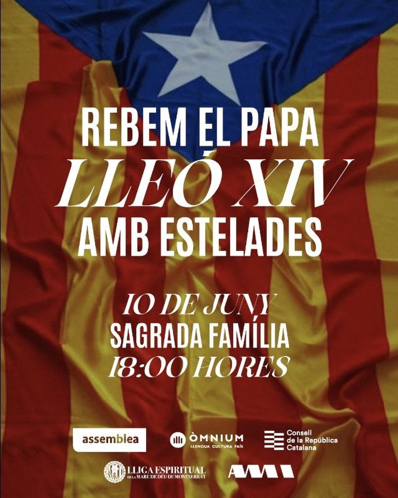 ANCvoc's tweet photo. La visita del Papa a la Sagrada Família serà seguida arreu del món. És una gran oportunitat per mostrar que volem la independència i que no estem ni normalitzats ni pacificats.

L’Estat espanyol, amb el govern, monarquia i Conferència Episcopal, pretén a… https://t.co/JvLbKzx0Yc https://t.co/g04ICRvV2X