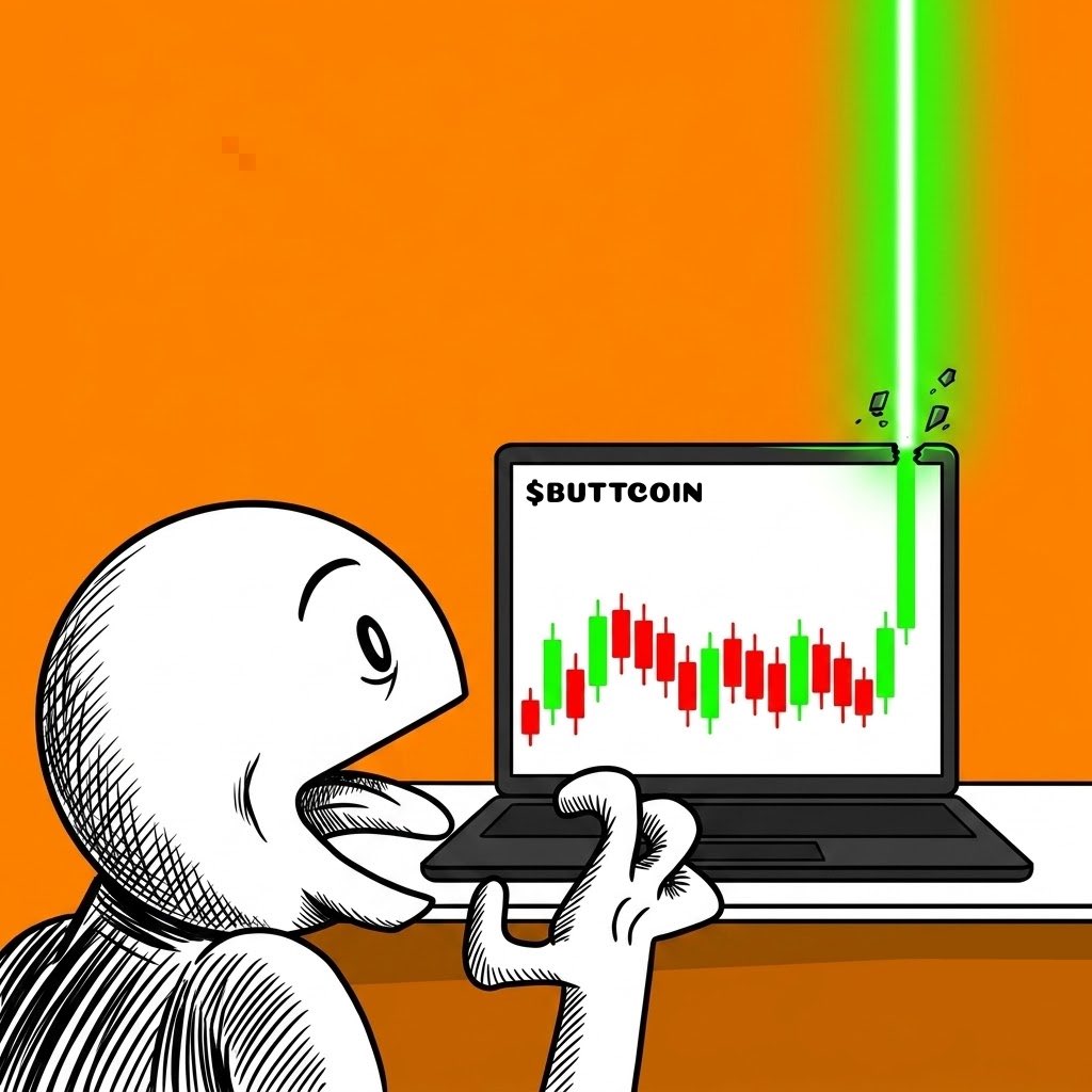ButtCoin's tweet photo. GM let’s get this paper $Buttcoin https://t.co/nxF8v8ug0e