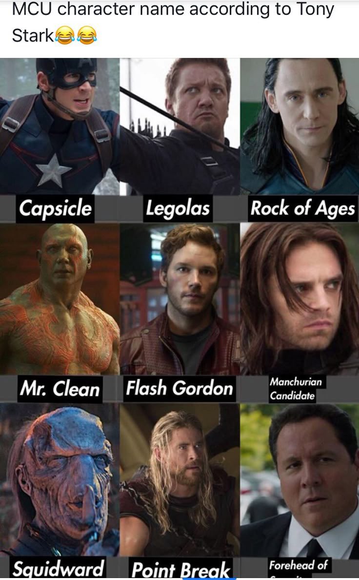 BestMarvelU's tweet photo. What’s your favourite 😂 https://t.co/eVZGmNpJI1