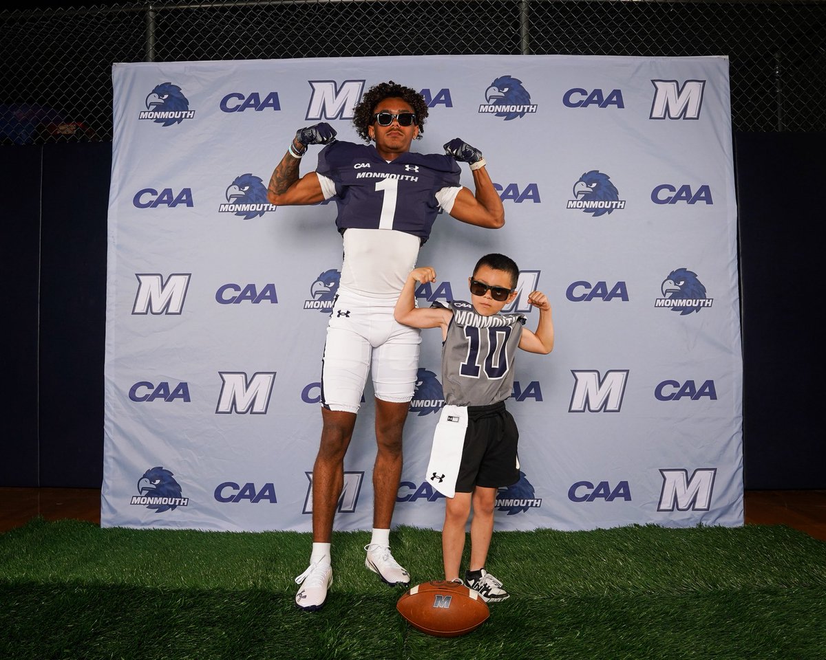 tupper_aidan's tweet photo. Had a Great time on my OV at Monmouth University!!🔥🔥Go Hawks???🦅🦅
Appreciate the coaching staff and players!!! @JimRobertsonQB @Coach_KCal @CoachKDumas @CoachJeffGallo @CoachBGabriel @CoachSamDorsett @CoachCole94 @FTRreport @Rivals @WillVapreps @Coach__Al @broadneckfb @__Washington1