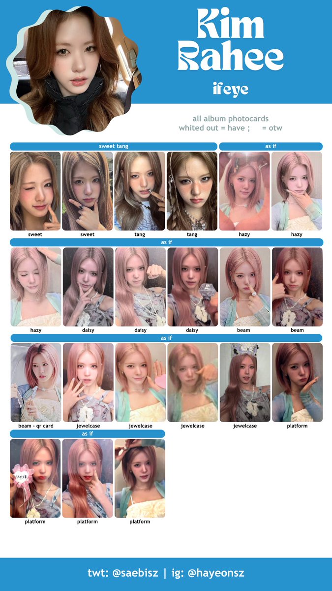 saebisz's tweet photo. ifeye 이프아이 photocard 포토카드 template
- updated with as if

https://t.co/VsixG2DCjY

won hwayeon 원화연 taerin 태린 kim rahee 김라희 https://t.co/qoJLcfYLDN