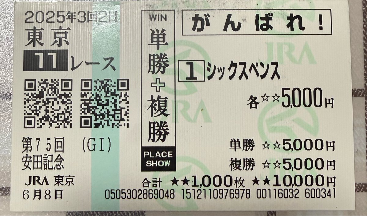 changu_hr's tweet photo. #安田記念
#シックスペンス 本命だったんだよなぁ
去年… https://t.co/VstEzdYHgL