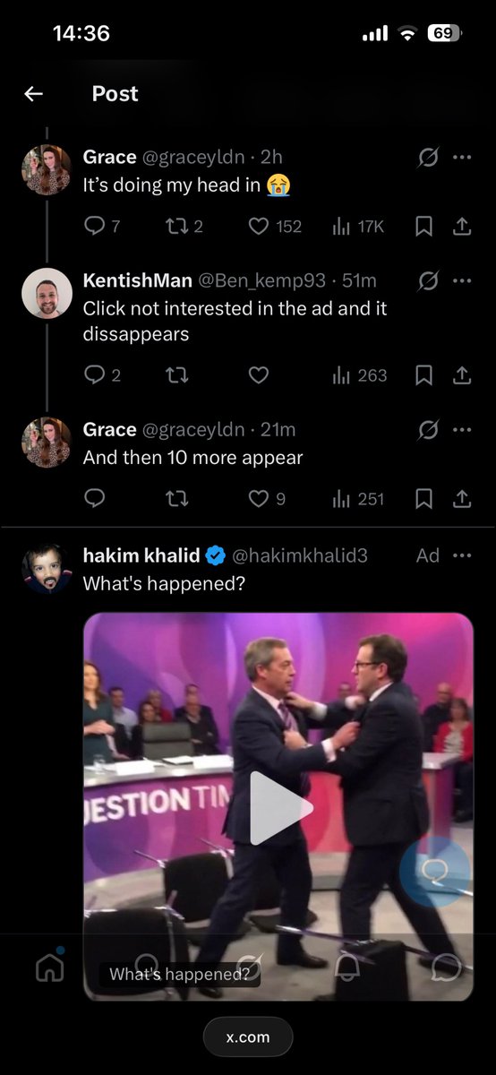 MHiney29's tweet photo. @graceyldn @Ben_kemp93 @Dr_Dreps No lie it’s appearing under your tweet constantly 🤣 https://t.co/qzA171rnVZ