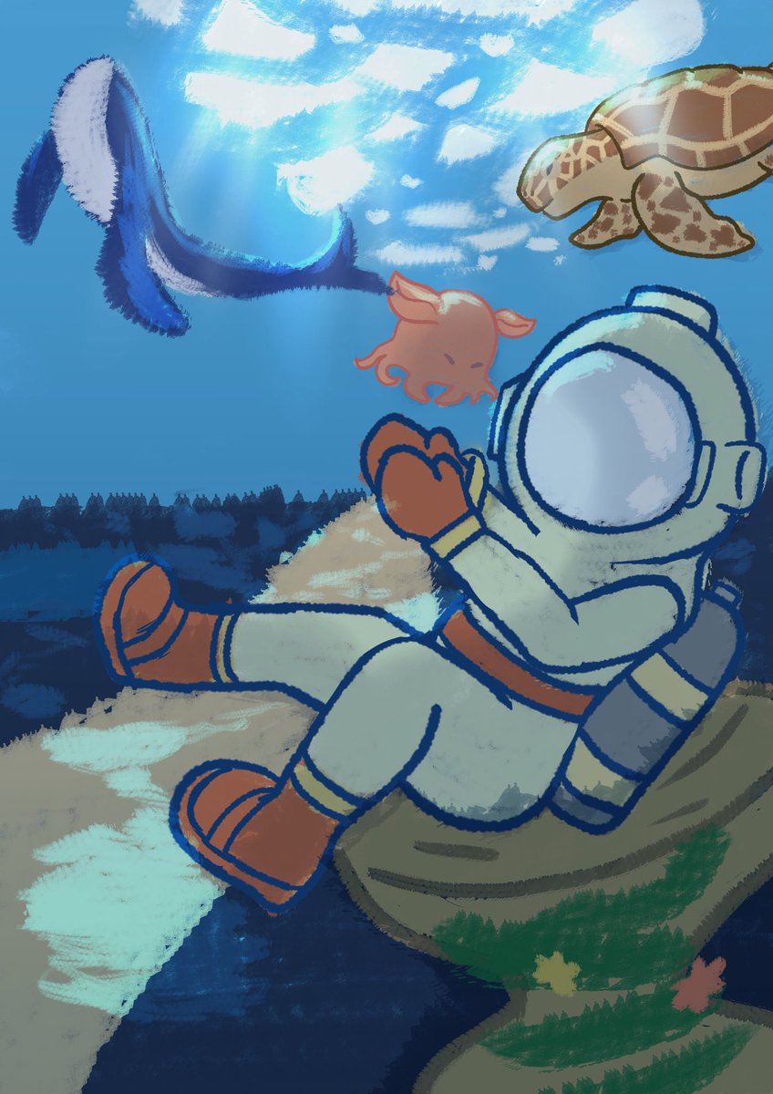 mauriougi259's tweet photo. #イラスト
🐳メンダコって可愛いよね〜🐙 https://t.co/xUqmJ4yUxw