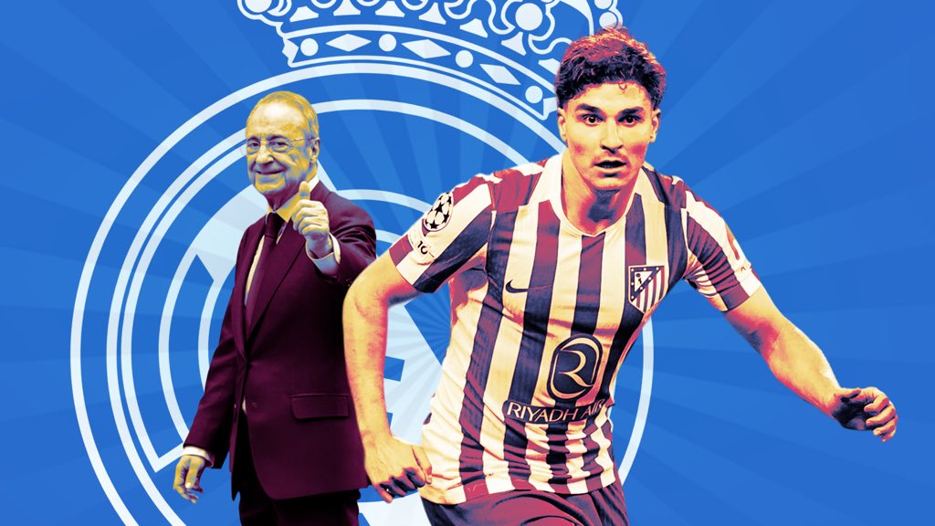 SrNaninho's tweet photo. 🚨💣 #OKDIARIO 🇪🇸

💶 El Real Madrid ofrece 150 millones al Atlético por Julián Álvarez.

Es el gran objetivo de Florentino Pérez.

(@IvanMartinCu) https://t.co/jTq8jqfRUe