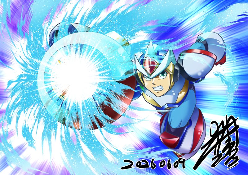 iwamoto_yoshi's tweet photo. 数多くのロックマン達、おめでとう！
描きおろしと過去絵詰め合わせ。
#ロックマンの日 https://t.co/KwPZ9Xex1r