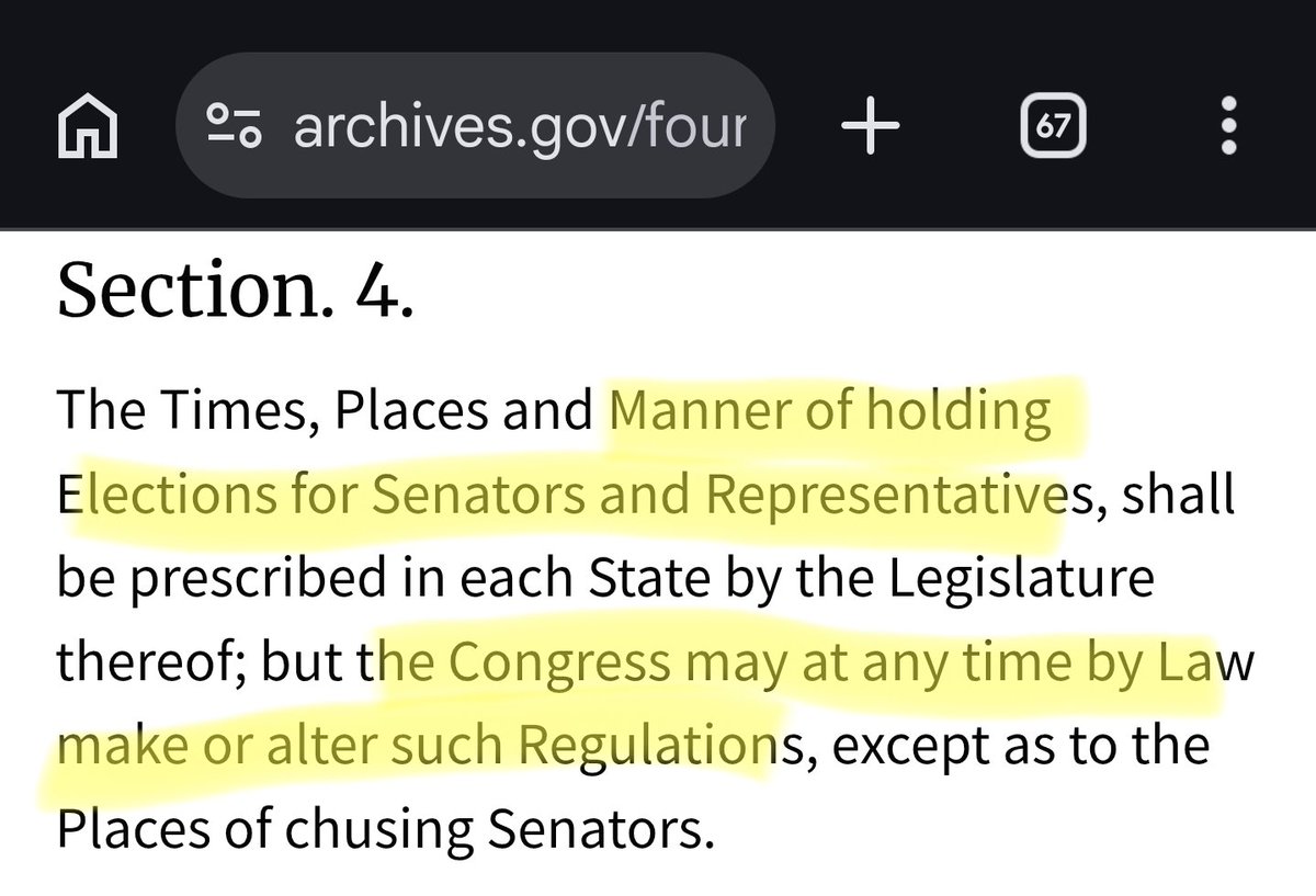 A_B_Russell's tweet photo. The California primary has exposed exactly what we need to do if we hope to save the country-- Congress MUST:
1: Pass the SAVE ACT (requiring voter ID)
2: Ban ranked-choice voting nationwide https://t.co/7L6gLMN7WE