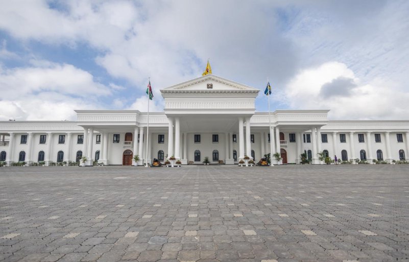 SaddiqueShaban's tweet photo. Since the designated occupant is always airborne and hardly at home, State House Nairobi can be designated as an Ebola Quarantine Center. https://t.co/jkYTck2NM3