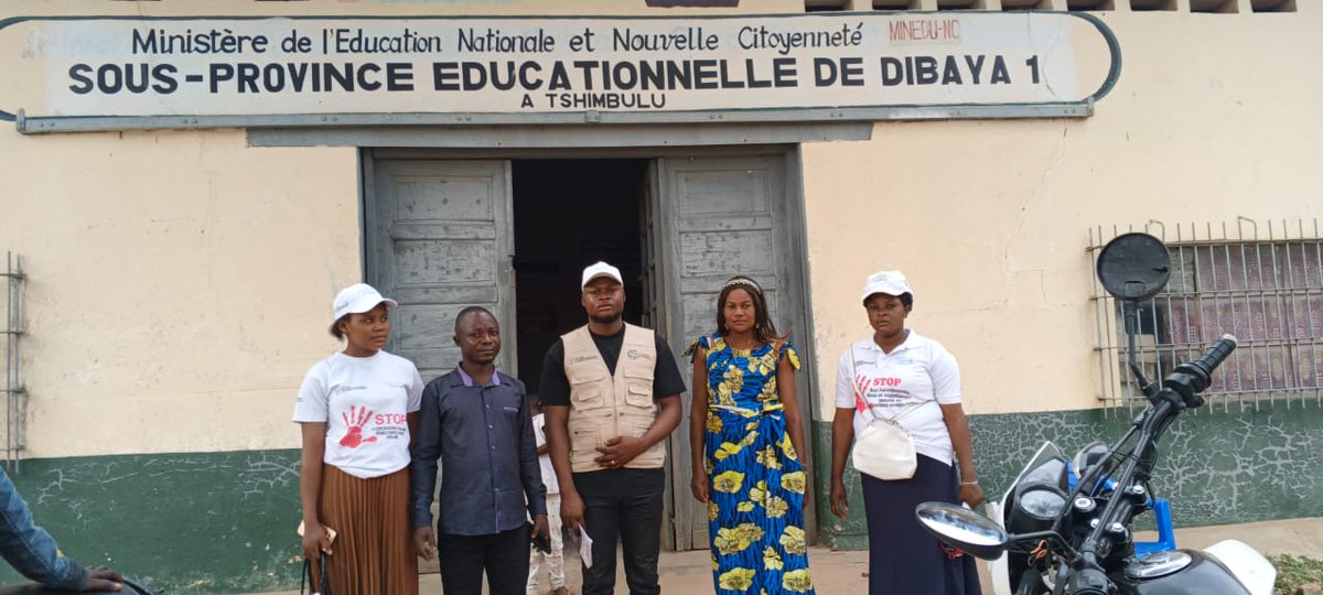 fmmdiongrdc's tweet photo. 📍Projet PERSE 

Dans le cadre du projet PERSE, volet prévention et prise en charge des cas de VBG/EAS/HS en milieu scolaire, FMMDI a effectué une mission de suivi à Tshimbulu, territoire de Dibaya. https://t.co/ccyeKhJou5
