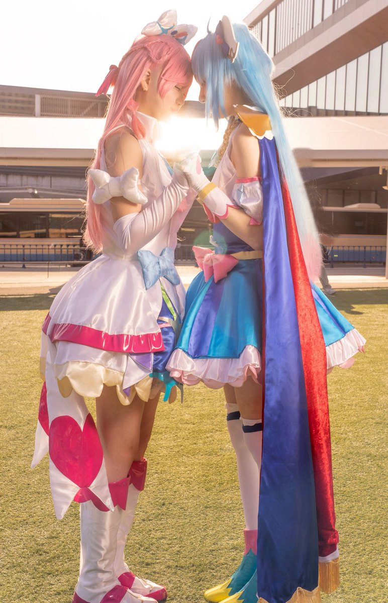 hikarasu27's tweet photo. 【ひろがるスカイプリキュア/Cosplay】

キュアスカイ@otuyu_rin 
キュアプリズム@Ofu_ton0 

#アコスタみのおキューズモール https://t.co/frVoyyIS4W
