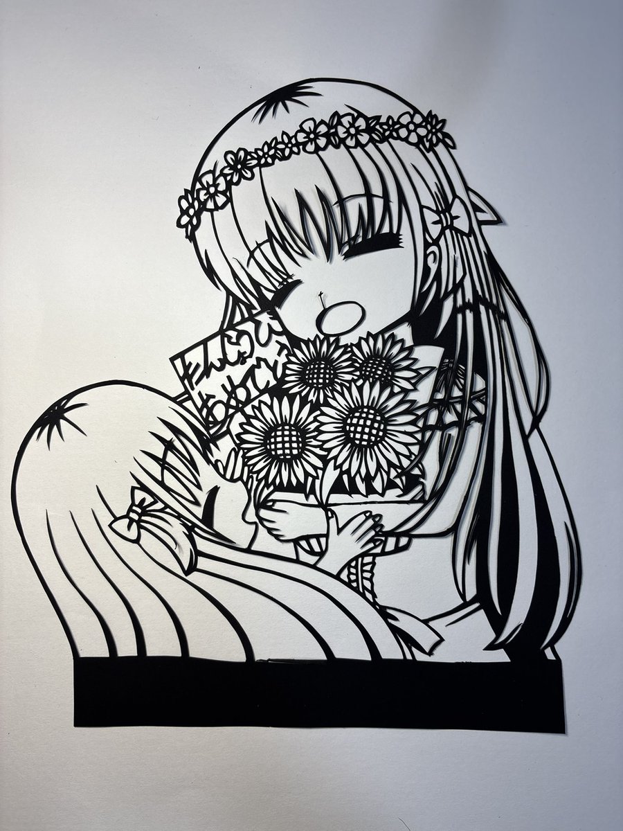 切り絵ってどうやって作ってるんですかと、よく質問いただき、興味持っ
