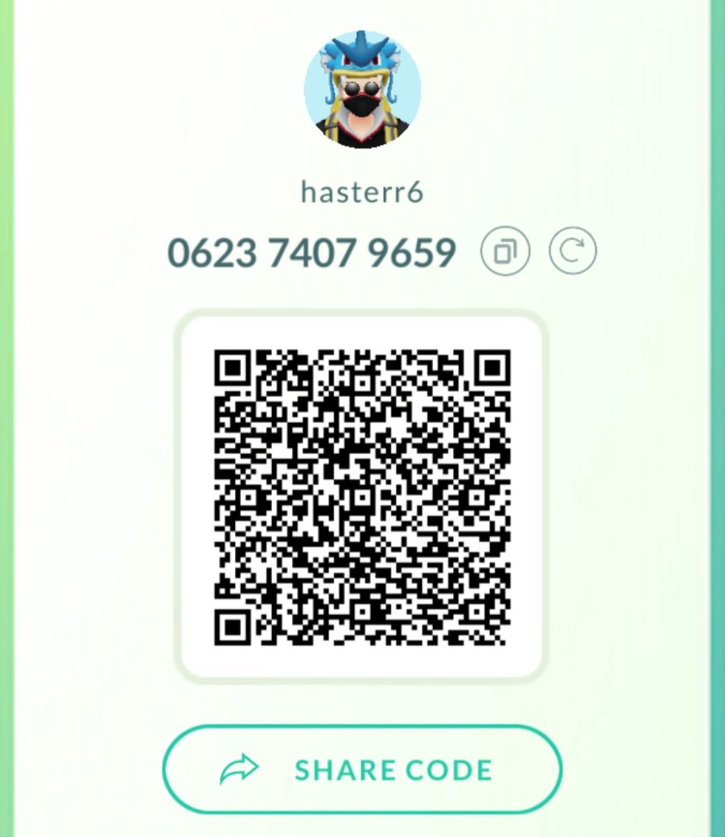 haster6POGO's tweet photo. Hello everyone!
I'm looking for people willing to OPEN my gifts.
I don't egg, open xp at your convenience.
Thanks for every add and retweet 😃👍
0623 7407 9659
#PokemonGO #PokemonGOfriends
#PokemonGOfriendcodes https://t.co/NFgxxhk6yA