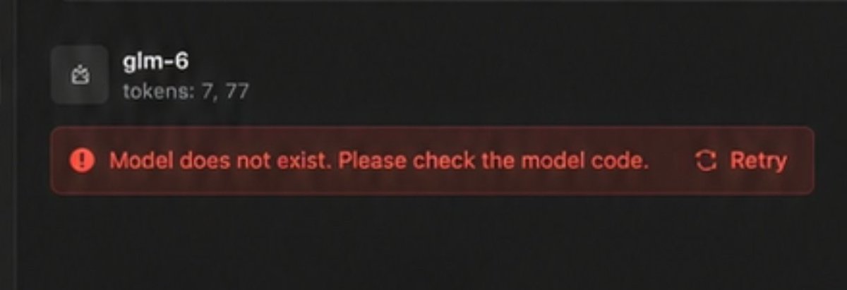 AiBattle_'s tweet photo. GLM 5.2 seems to be coming soon 

Another user on Reddit also noticed that trying to call GLM 5.2 returns a “no access” error, while trying to call GLM 6 returns a “model does not exist” error

Haven't verified it myself yet https://t.co/ZvFFe2F2PP