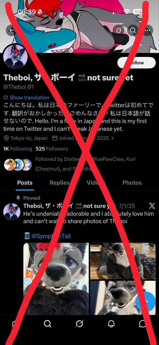 The Boi ザ・ボーイ(狼) tweet media