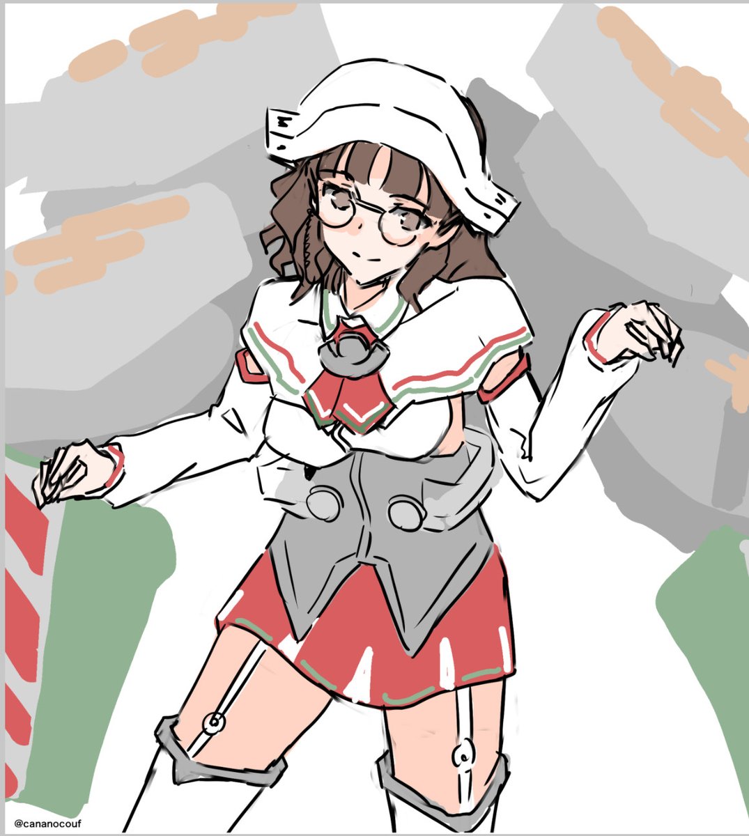 cananocouf's tweet photo. 俺達のローマも負けられませんわ!
#艦これ版深夜の真剣お絵描き60分一本勝負
#艦これ版真剣お絵描き60分一本勝負_20260609 https://t.co/Q8cHTWkaig