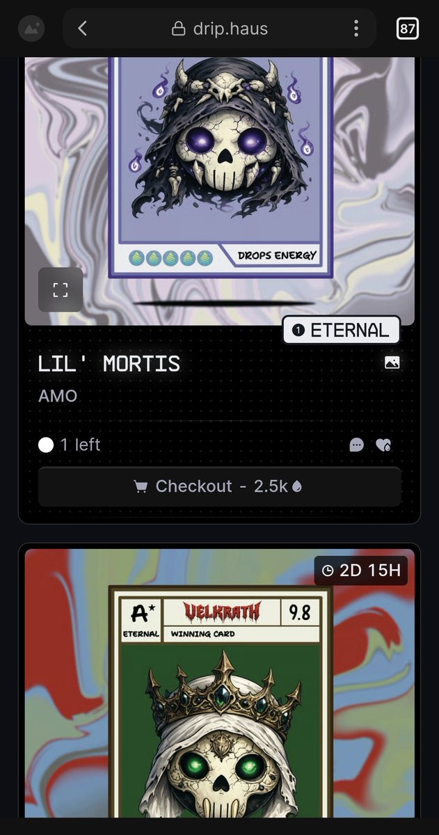 StefanosWh48191's tweet photo. @AMO_250 @drip_haus @OwnerHybrid I've seen your new AMO card nfts in your store today
Impressive work
Attention to detail 💪💯 https://t.co/gx3VVlo747