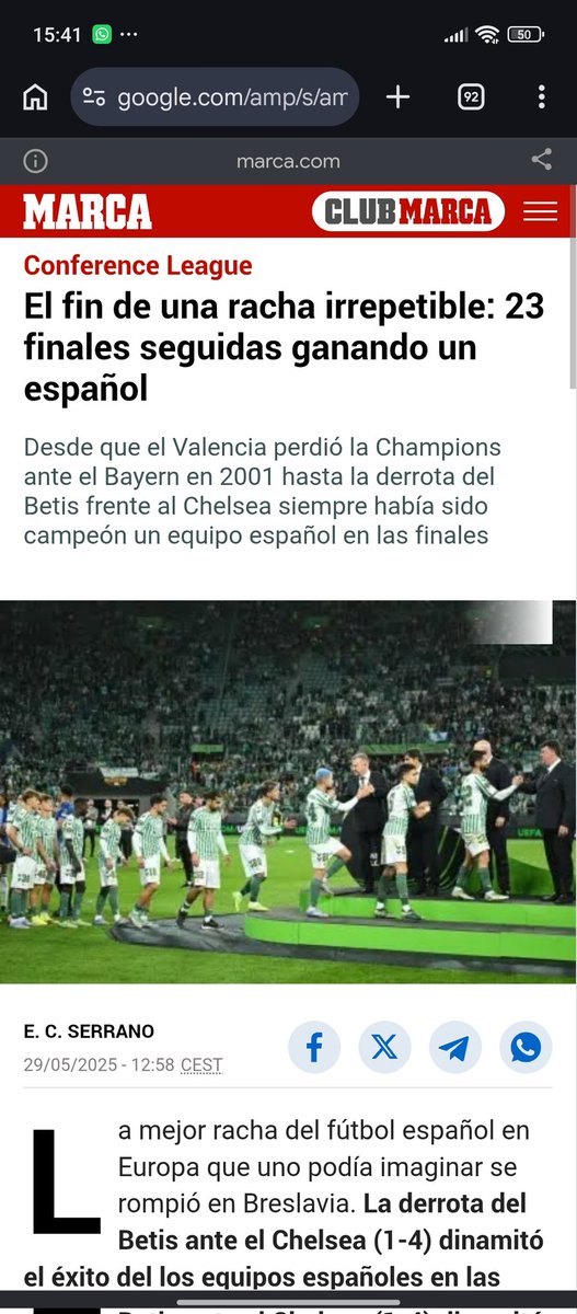ockham_la's tweet photo. @ddrakxn @BillieBizkit Sí. El Madrid fundado por dos catalanes y el barça por un Suizo. Ironías de la vida. Y? También son los equipos con más ratio de finales disputadas/ganadas. Quiero decir. Y luchando contra el presupuesto de la premier. Siendo de las ligas que menos fichan del top 5. https://t.co/hSSu3ysOgL
