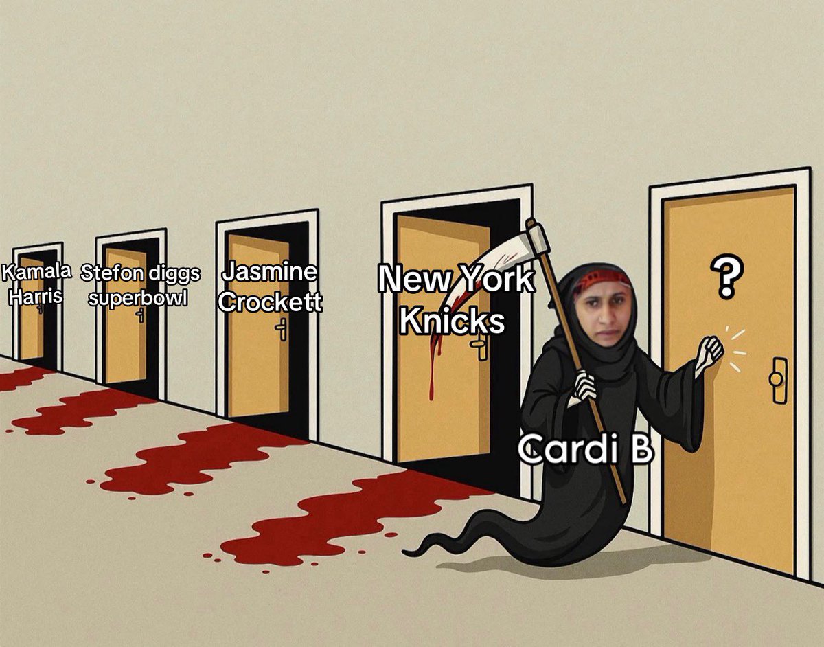 YSLONIKA's tweet photo. the cardi curse strikes again 😭 https://t.co/hHYFsjWO7e