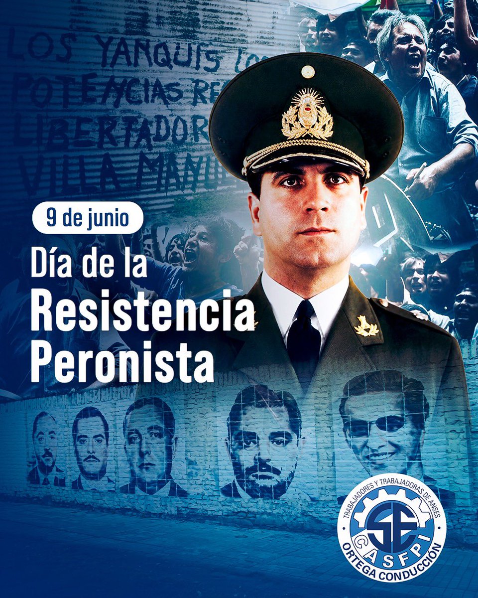 secasfpi's tweet photo. 9 de junio | Día de la Resistencia Peronista

Hace 70 años quisieron borrar al peronismo a sangre y fuego. Proscribieron a Perón, persiguieron militantes y respondieron con fusilamientos al levantamiento encabezado por el General Juan José Valle.

No pudieron.

Décadas después intentaron asesinar a Cristina. Hoy la mantienen secuestrada a través de una Justicia corrupta, mafiosa y sometida a los poderes de siempre.

La historia parece repetirse, buscan disciplinar al pueblo y proscribir a quienes lo representan. Pero hay algo que nunca entendieron, al peronismo podrán perseguirlo, proscribirlo y atacarlo. Lo que no podrán hacer es borrarlo de la memoria, del corazón y de la voluntad de un pueblo.

Siempre volvemos.

#CristinaLibre