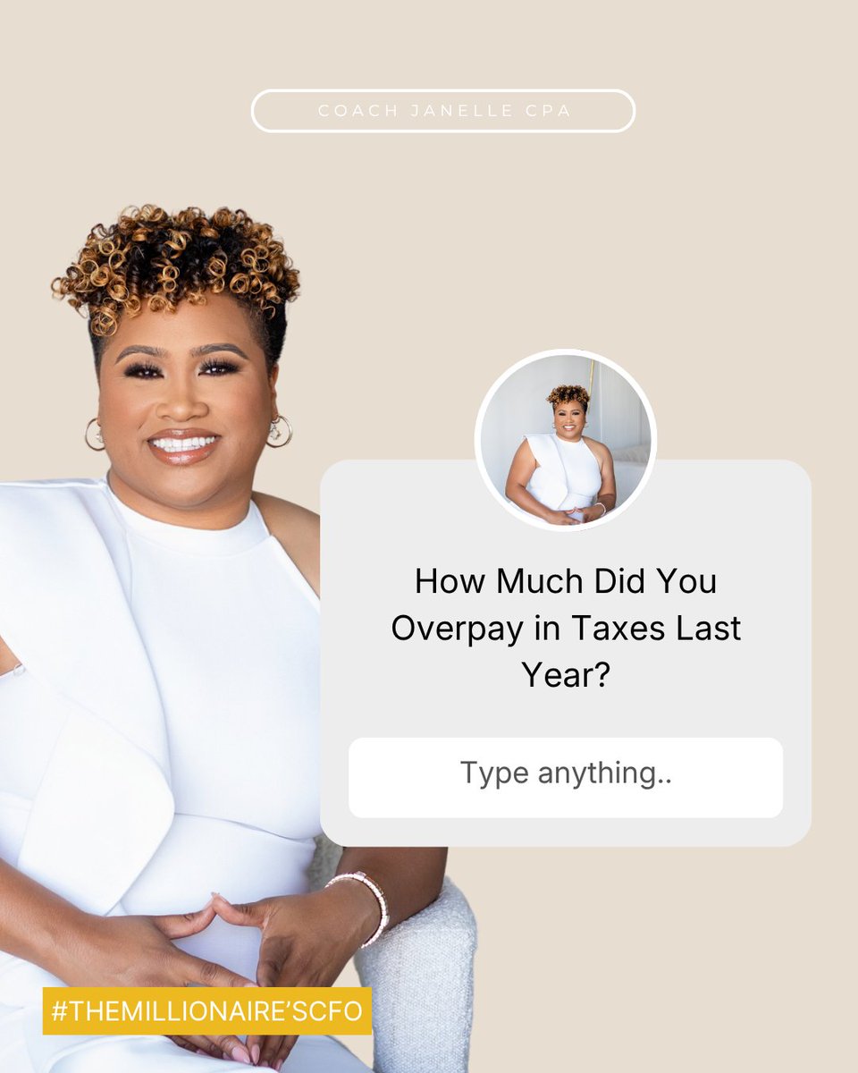 coach_cpa's tweet photo. How much did you overpay in taxes last year? https://t.co/KZZmSOx6oU