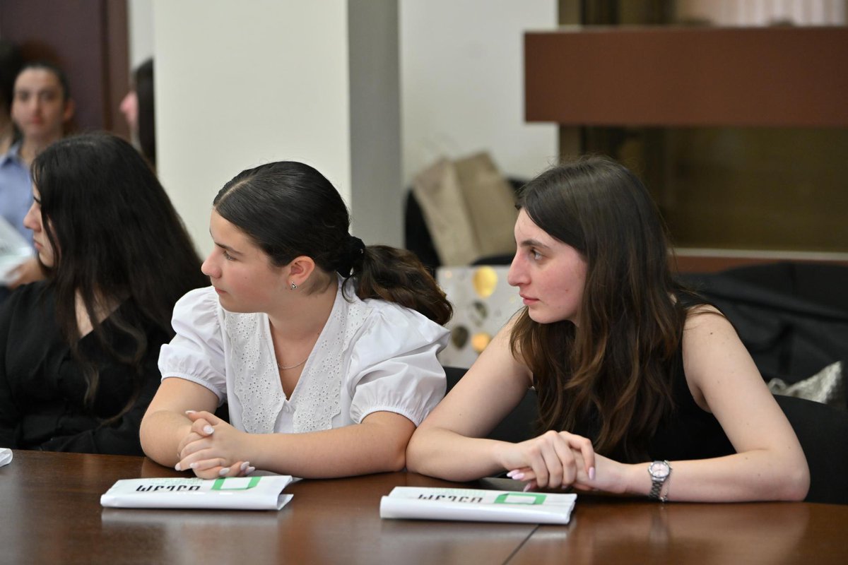 cecgovge's tweet photo. #CEC in cooperation with the #YouthAgency, continues to hold informational meetings. The latest meeting with young people was held in Zugdidi and was opened by the spokesperson of the Central Election Commission, Natia Ioseliani.

Natia Ioseliani spoke about the importance of active youth engagement in electoral processes. She provided participants with information on electoral systems, the history of elections, electoral rights, the advantages of electoral electronic technologies, and other important issues. Particular attention was paid to the Election Administration’s strategy for combating disinformation and to the activities carried out by the CEC to provide voters with accurate information. Natia Ioseliani also gave a detailed presentation on the new portal, https://t.co/CA8NLDe8cc, through which anyone can obtain accurate information on electoral matters.

Young participants also received information on the organization of the electoral process, the history of the introduction of technologies, and the institutional structure of the Election Administration from Nana Oqujava, Deputy Chairperson of the Zugdidi District Election Commission.

The meeting concluded with an active discussion, during which young participants received comprehensive answers to their questions.

The meeting, held on 4 June, took place within the framework of a Memorandum of Cooperation signed between the CEC, the Youth Agency, and other partner institutions. The memorandum provides for the implementation of joint educational and informational campaigns, as well as the organization of conferences, seminars, and working meetings aimed at raising youth awareness. Meetings with young people are being held progressively in various regions under the memorandum.