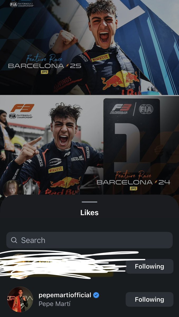 sainzingz's tweet photo. #whothat liking the arvid barcelona win post??????? https://t.co/xAuZAQ2OG3