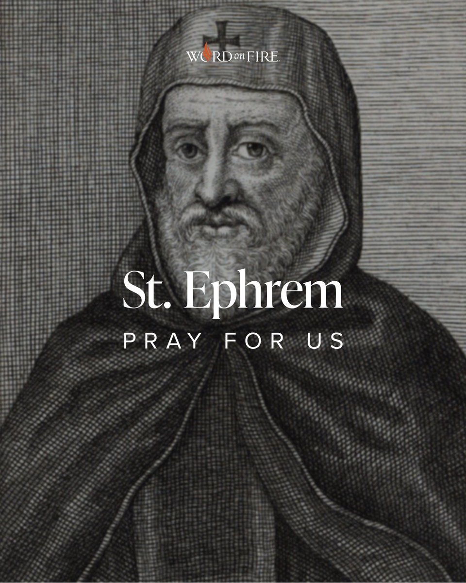 BishopBarron's tweet photo. St. Ephrem, Syrian poet and Doctor of the Church, pray for us! https://t.co/vxtIhUaOnF