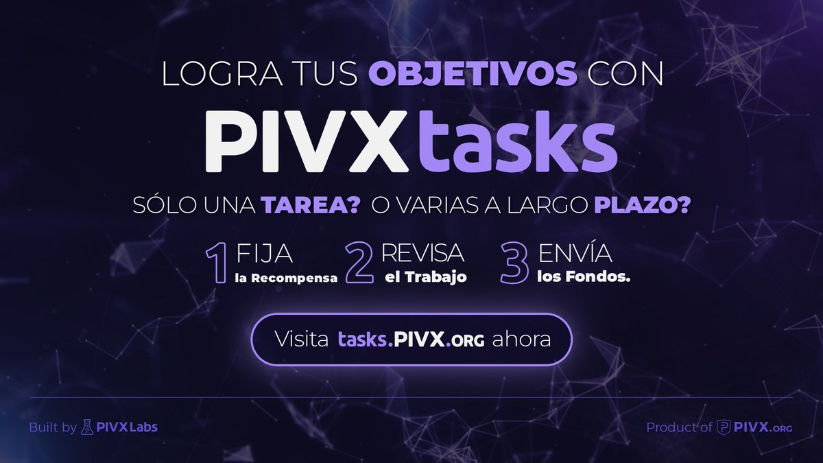 PIVX_Espanol's tweet photo. 𝗥𝗲𝗰𝗼𝗺𝗽𝗲𝗻𝘀𝗮𝘀 - 𝗧𝗿𝗮𝗯𝗮𝗷𝗼 - 𝗙𝗶𝗻𝗮𝗻𝗰𝗶𝗮𝗺𝗶𝗲𝗻𝘁𝗼.
✔️🚀

¡Visita https://t.co/FpqUK1XWSE hoy mismo!

#PIVX #freelance #gigeconomy https://t.co/vXv6lgNYv0