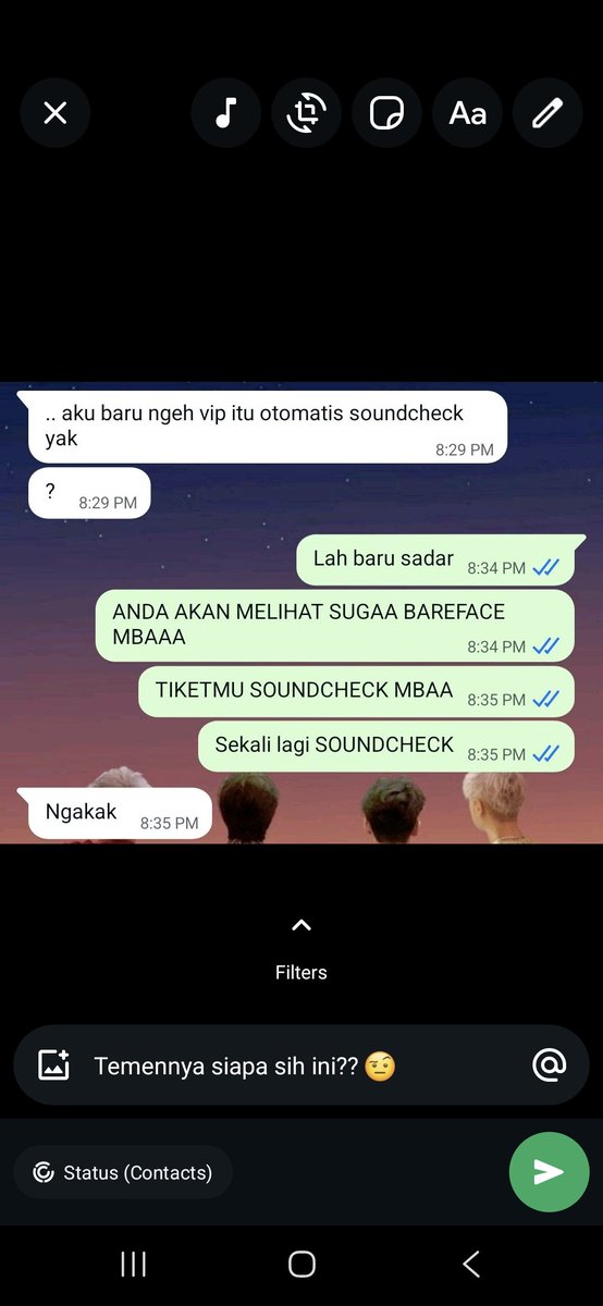diamondew11's tweet photo. Temen siapa sih ini?? Ngakak banget dah 🤣 https://t.co/e7mNPrKEqq