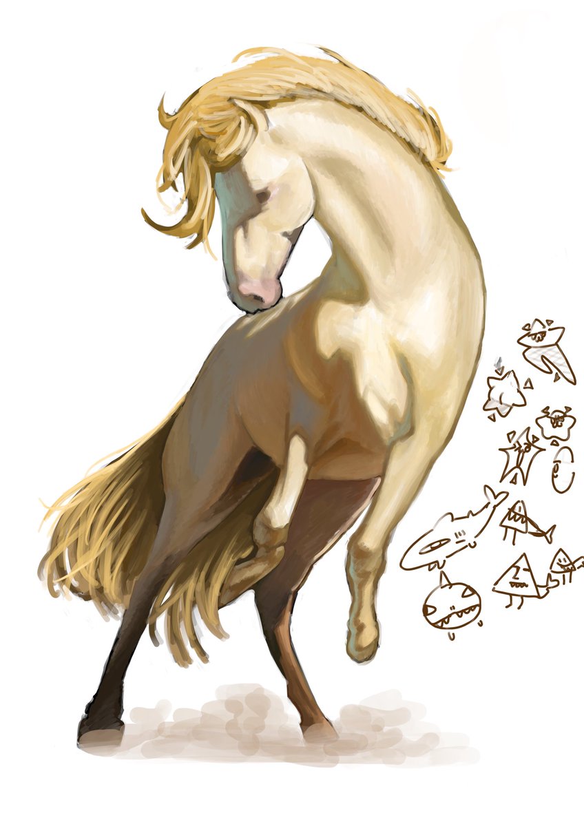 soyo0316's tweet photo. Horse ✍️✍️ https://t.co/Op80lA2TOe