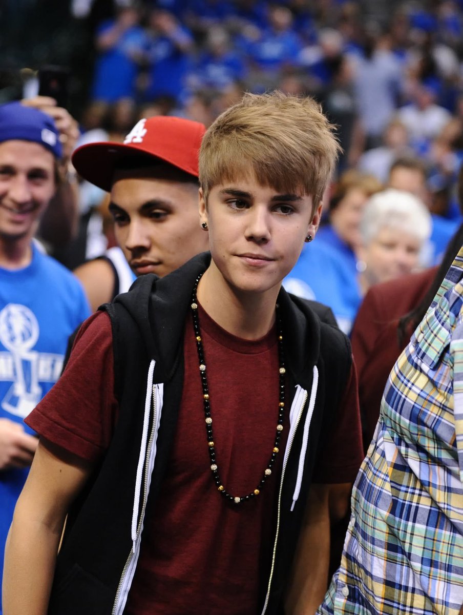 All_Things_Mavs's tweet photo. Here are some pictures of Justin Bieber in the American Airlines Center for the Mavs championship run in 2011 just because https://t.co/rFbKEzHtMM