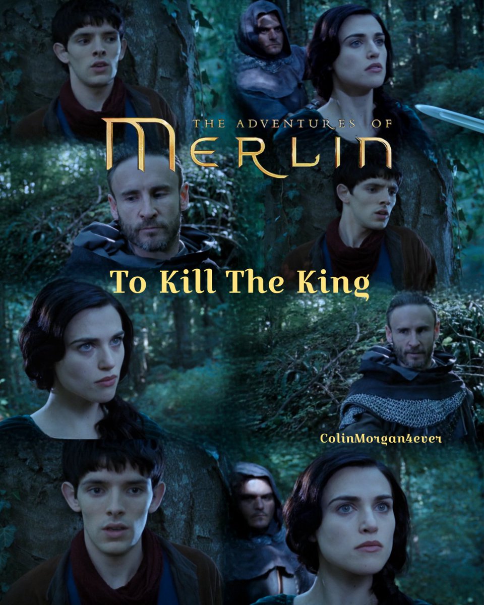 CMagnumfan's tweet photo. #posterdesign from every episode of #MerlinTvSeries now with 16/26 season 1 episode 12 #ToKillTheKing aired on the 6th December 2008 #Morgana takes Gwen’s place and takes the stone to #Tauren herself whilst watched by #Merlin. #MerlinBBC #MissingMerlin #ColinMorgan #KatieMcGrath #CalMacaninch