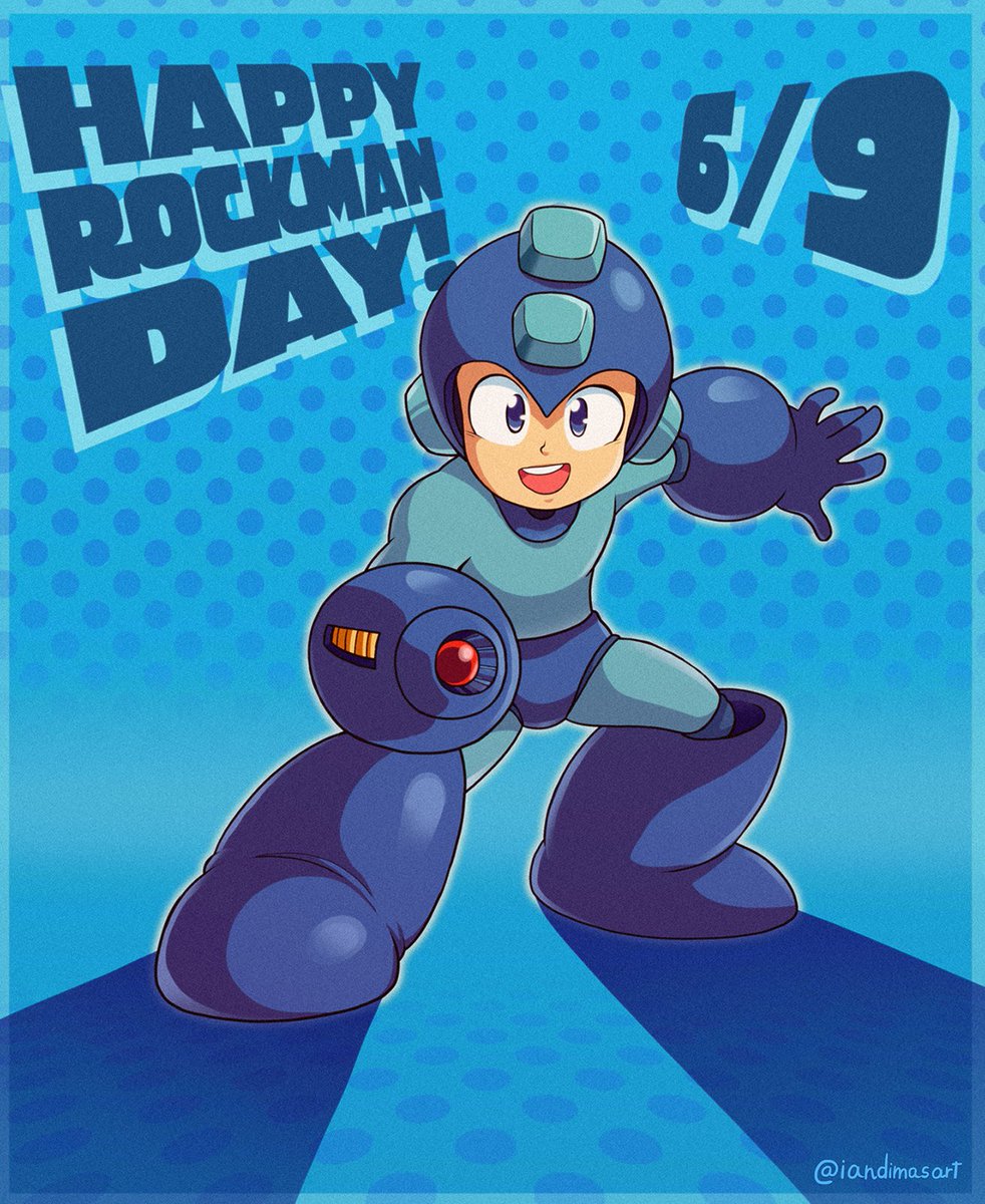 iandimasart's tweet photo. Happy Rockman Day!

#ロックの日 #6月9日はロックマンの日 #rockmanday #megamanday https://t.co/xpPA1gz0M8