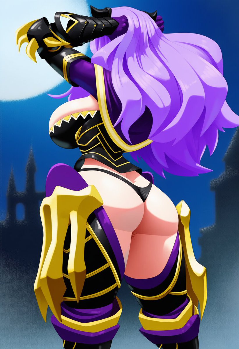 TemtemAi's tweet photo. Today's fire emblem butt is Camilla. I refused to do the popular sexy ones first 💙💛 https://t.co/Fj5XxX6XhN