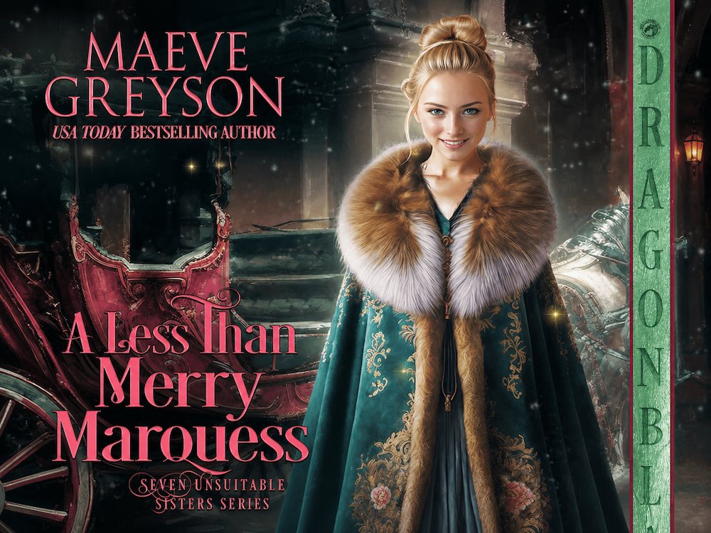 maevegreyson's tweet photo. Yay!! It's release day for A Less Than Merry Marquess!
Can a merry English rose calm a brooding Scottish storm?
Tropes you love:
Sunshine &amp; Grump romance
Snowstorm rescues &amp; raging rivers
Big, boisterous family dynamics
Dangerous rival suitors
https://t.co/GFSs6JU9qT https://t.co/ifoIfJKkzk