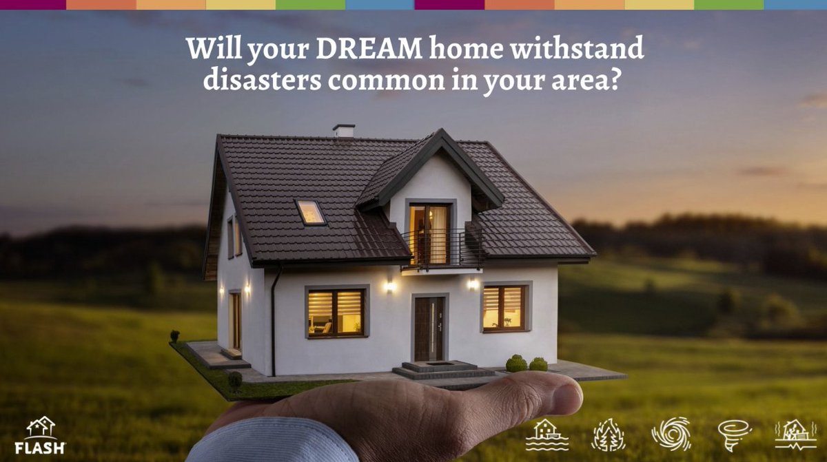 FederalAlliance's tweet photo. 🏠 Buying a home this summer? Before you focus on price and location, ask: How will this home perform during a disaster? 

The FREE FLASH Buyer's Guide to Resilient Homes helps buyers understand disaster risk, resilience features, and potential insurance advantages before signing a contract. 

Download: https://t.co/dEEAAHko7R 

#HomebuyingSeason #ResilientHomes #DisasterPreparedness #FLASH